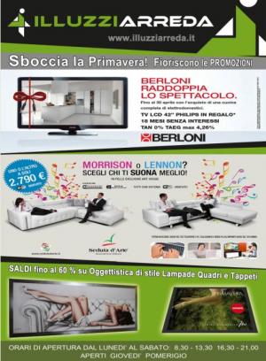 ILLUZZI ARREDA - Sboccia la primavera! Fioriscono le PROMOZIONI